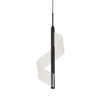 Lámpara Colgante Lámpara De Techo Metal Sala De Estar Moderna Estilo Moderno Hélice Negro Sarela