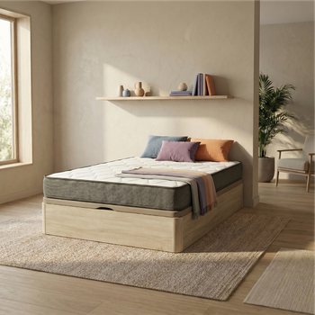 Colchón Viscoelástico Essential 160x190cm Pro 21cm · Firmeza Media · Doble Cara · Tejido Stretch