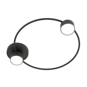 Lámpara de techo pavo negro (2 luces)