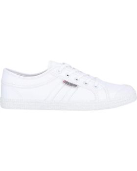 de KAWASAKI ZAPATILLAS KAWASAKI TENNIS RETRO LEATHER 20 BLANCAS K232421 1002 WHITE