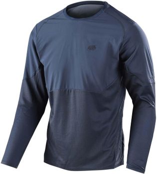 Troy Lee Designs Drift Long Sleeve Jersey, Solid Dark Charcoal