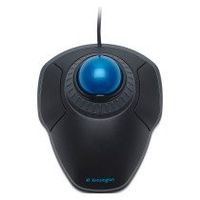 ratan con cabletrackball kensington orbit con rueda de desplazamiento scroll ring