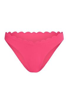 Hunkemöller Braguita de Bikini de Corte Alto Scallop Rosa