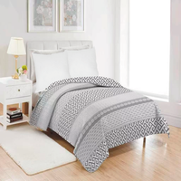 vivid torral by el jinete hogar - colcha bouti verano new york estampada reversible no incluye fundas de cojines poliester fresquita transpirable diseno primavera verano