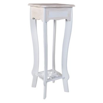 Soporte maceta de madera