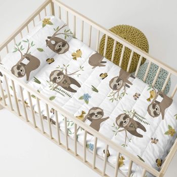 Happy sloth Colcha Cuna (100x130 cm)