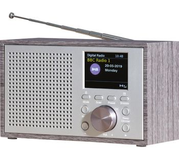DAEWOO AVS1323 Portable DAB+/FM Retro Radio - Grey, Grey