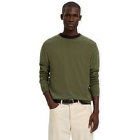 selected jersey noos berg crew neck knit - kalamatamelange para hombre
