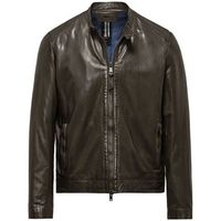 bomboogie cazadora de cuero jmroy plgs5-14 dark brown para hombre