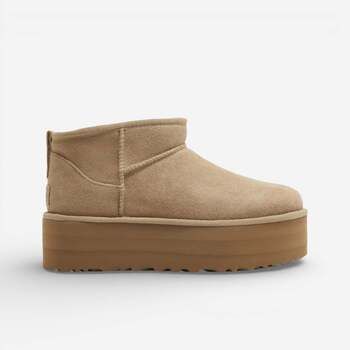 UGG Zapatillas Classic Ultra Mini Platform Boot Sand (Women's) para mujer