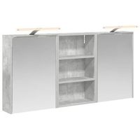 juego de muebles de bano  armario de bano con estante 3 piezas 126 x 16 x 625 cm
