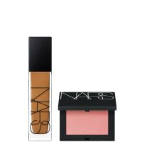 nars natural longwear foundation 30ml and nars blush orgasm 48g bundle various shades - macao