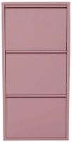 zapatero de 3 compartimentos rosa