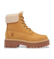 timberland para mujer tb0a2pu67541 botines de piel stone street waterproof marron 38 w plano cordones casual sostenible