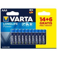varta longlife power pack 20 146 pilas aaa 15v
