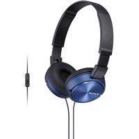 sony mdr-zx310apl headphones - blue blue