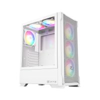 torre xyz airone 300 x mesh 6x120mm argb vidrio templado atxusb-c negrablanca