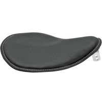 asiento moto universal custom drag specialties low profile pequeno cuero negro liso