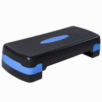 t-lovendo plataforma step aerobic fitness en casa regulable en 2 alturas de 68 x 28 x 1015 cm base antideslizante ideal piernas y gluteos ejercicio cardio peso max 150 kg equipo de gimnasio