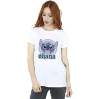 disney camiseta ohana para mujer