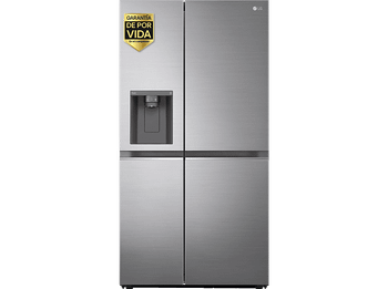 Frigorífico americano - LG GSLV71PZTD, No Frost, 179 cm, 635 l, DoorCooling+™, ThinQ™, Inox antihuellas