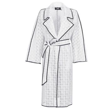 Karl Lagerfeld Gabardina KL EMBROIDERED LACE COAT para mujer