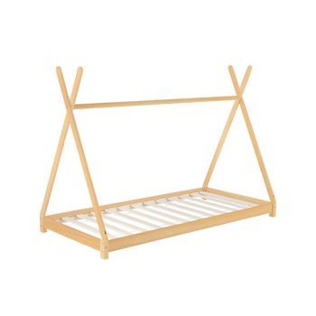 Cama Cabaña Infantil Tipi Noa - Color Madera - Homekit
