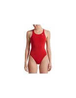 banador de natacion nike fastback one piece mujer rojo
