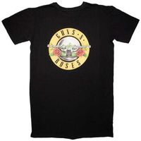 guns n roses camiseta manga larga classic logo para mujer