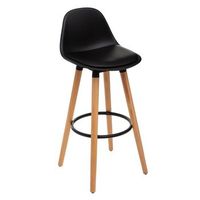 silla de bar maxon negra
