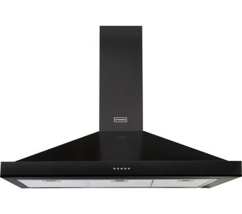 STOVES Sterling S1100 Chimney Cooker Hood - Black, Black
