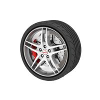 alloy wheel protector black