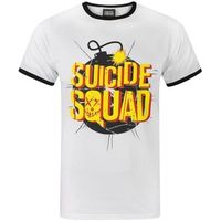 suicide squad camiseta exploding bomb para hombre