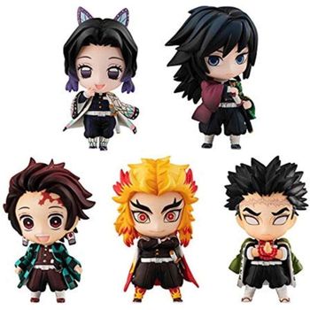Pack Figuras Demon Slayer Kimetsu No Yaiba A 5 Cms