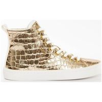 guess zapatillas altas elga gold para mujer