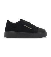 ax armani exchange para mujer xw003067af27450uc001 zapatillas de piel marca negro 36 plano cordones casual