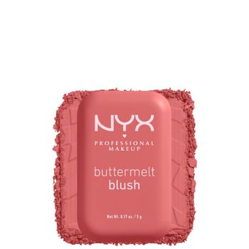 NYX Professional Makeup Buttermelt Powder Blush up to 12H Wear, Fade and Transfer Resistant (Various Shades) - Felling Butta