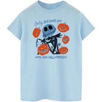 nightmare before christmas camiseta manga larga only 365 days left until next halloween para mujer