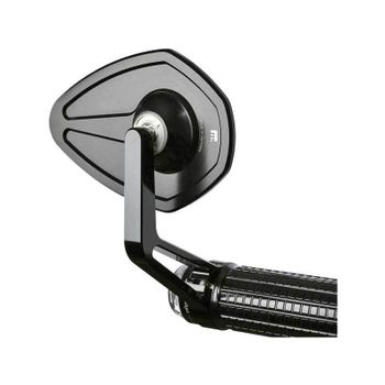 Espejo retrovisor de barra Motoadget M-View Flight sin cristal negro