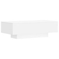 mesa de centro madera de ingenieria blanco 100x495x31 cm vidaxl