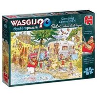 rompecabezas wasgijr 1000 pzas - alboroto en el camping