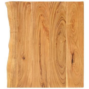 Encimera Para Armario Tocador Madera Maciza Acacia 80x52x3,8 Cm Cfw70137