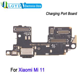 Placa de puerto de carga para Xiaomi Mi 11, pieza de repuesto de base de carga USB para teléfono