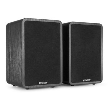 Altavoces Fenton Estantería Cableados 200 W Bass Reflex Black