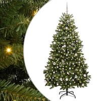 arbol de navidad artificial 240 cm 300 led blanco calido verde vidaxl