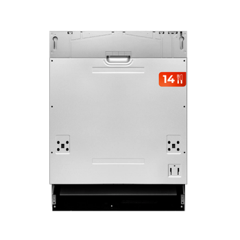 Lavavajillas integrable EVVO Di.2, 14 Cubiertos, 8 Programas, Inox, Ancho 600 mm
