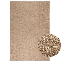alfombra zizur apariencia de yute interior y exterior 160x230 cm vidaxl