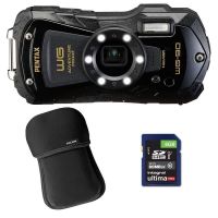 camara compacta pentax wg-90 16mp zoom optico 5x full hd resistente negro