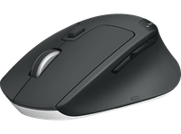 raton inalambrico - logitech m720 2 modos de desplazamiento dpi ajustable multidispositivo windowsmac bluetooth botones personalizables negro