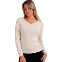 admas camiseta manga larga romantic rib camiseta de manga larga para mujer